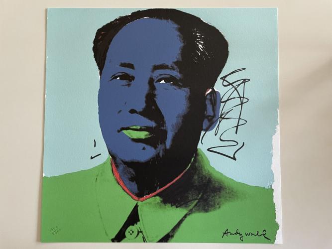 Andy warhol: mao – kavel bij Openbare Verkopen, Wielsbeke