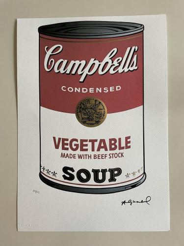 Andy warhol vegetable soup – kavel bij Openbare Verkopen, Wielsbeke