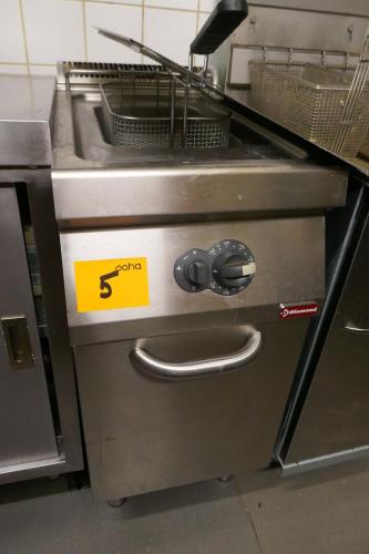 RVS horecafriteuse + RVS wandbak voor frietjes DIAMOND – kavel bij Openbare Verkopen, Koksijde