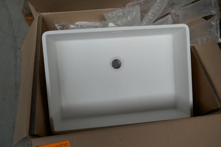 Rechthoekige lavabo – kavel bij Openbare Verkopen, Ooigem