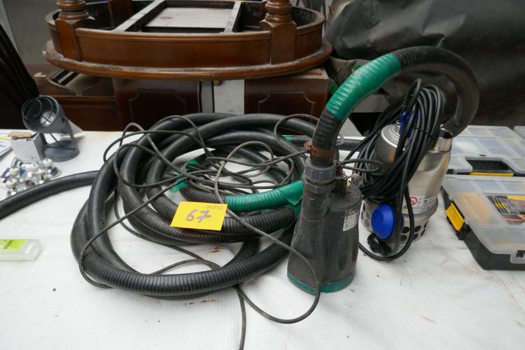 Dompelpomp EBARA + Vlakzuiger dompelpomp – kavel bij Openbare Verkopen, Ooigem
