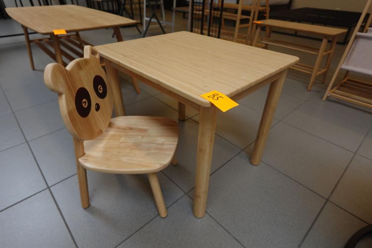 Kindertafel & stoel Panda – kavel bij Openbare Verkopen, Waregem