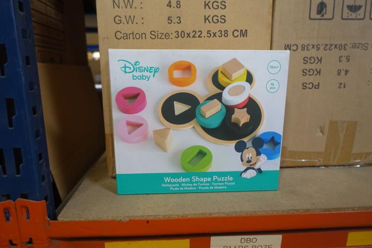 21x Wooden shape puzzle Disney – kavel bij Openbare Verkopen, Waregem