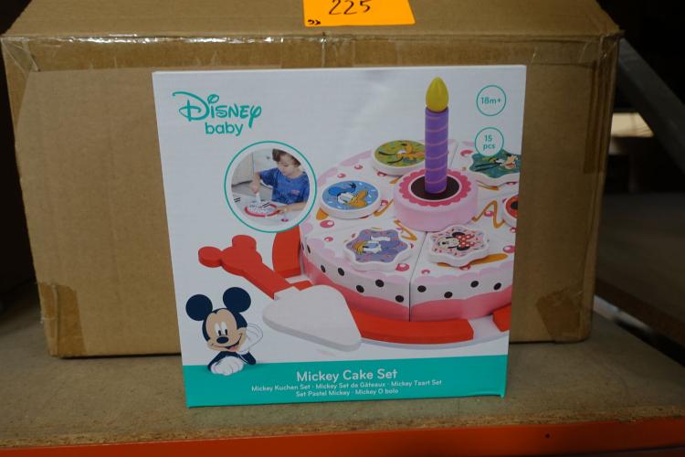 9x Mikey cake set Disney – kavel bij Openbare Verkopen, Waregem