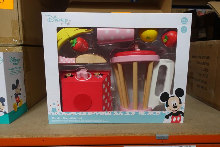 4x Wooden smoothie set Disney – kavel bij Openbare Verkopen, Waregem