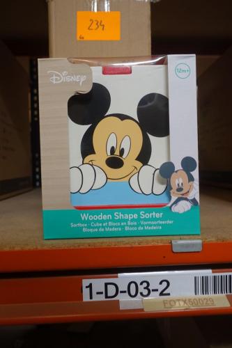 6x Wooden shape sorter Disney – kavel bij Openbare Verkopen, Waregem