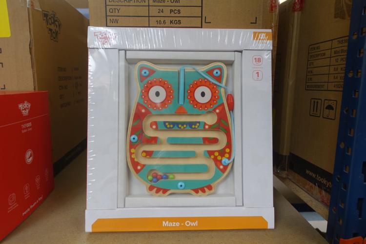 17x Maze - owl Tooky toy – kavel bij Openbare Verkopen, Waregem
