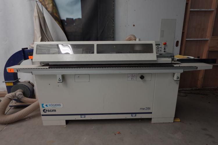 Kantenlijmmachine SCM – kavel bij Openbare Verkopen, Deerlijk