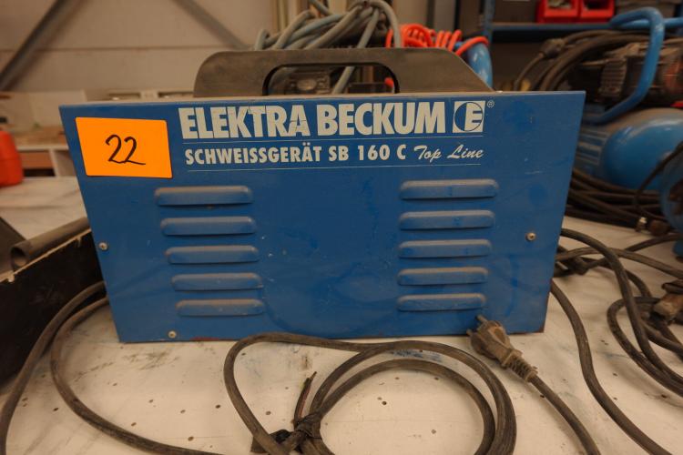 Lasapparaat Elektra Beckum – kavel bij Openbare Verkopen, Deerlijk