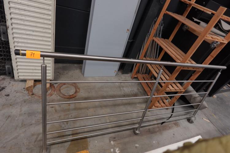 Inox leuning – kavel bij Openbare Verkopen, Deerlijk