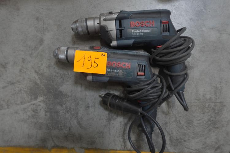 2x Boorhamer Bosch – kavel bij Openbare Verkopen