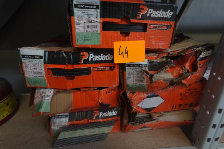 7x Doos schietnagel Paslode – kavel bij Openbare Verkopen, Harelbeke