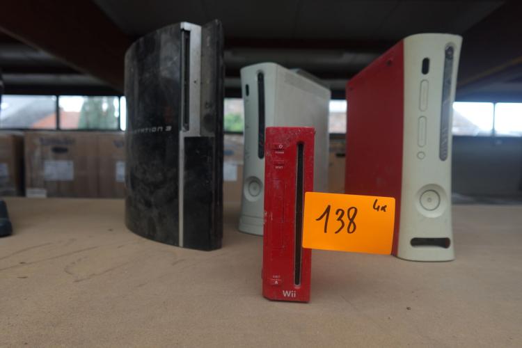 4x Gaming console – kavel bij Openbare Verkopen, Harelbeke