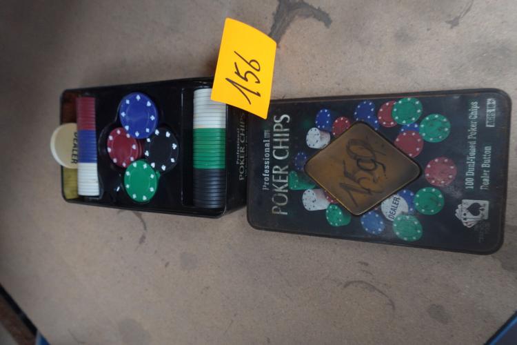 Vintage Poker chips – kavel bij Openbare Verkopen, Harelbeke