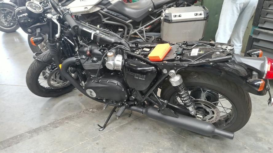 Motorfiets TRIUMPH Bonneville T120 Black (2025 / SMT D1B H25 ST CC9 761) – kavel bij Openbare Verkopen