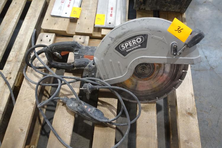 Elektrische betonslijper Spero – kavel bij Openbare Verkopen, Wielsbeke