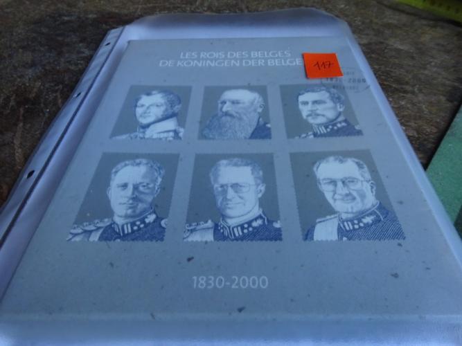 Doos de Koningen der Belgen 1830-2000 Posphila – kavel bij Openbare Verkopen, Izegem