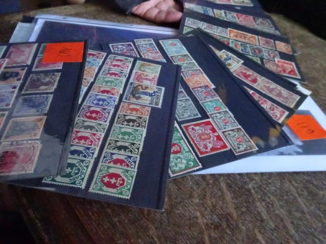 Lot DANTZIG op 8 kaarten 145 zegels – kavel bij Openbare Verkopen, Izegem