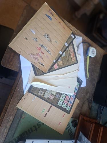 Lot FRANCE postzegels op 9 bladen – kavel bij Openbare Verkopen, Izegem