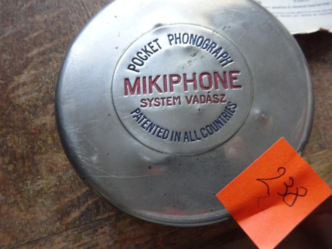Pocket phonograph MIKIPHONE met instructies ok – kavel bij Openbare Verkopen, Izegem