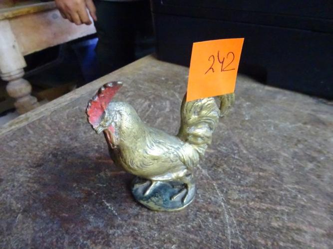 Bronzen haan H12cm – kavel bij Openbare Verkopen, Izegem