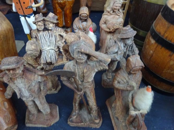 9x houten beroepen – kavel bij Openbare Verkopen, Izegem