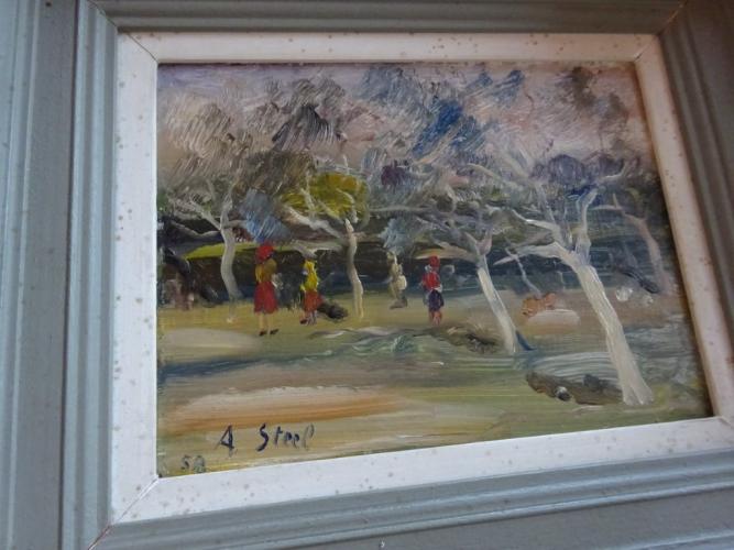 Schilderij A.STEEL 1958 – kavel bij Openbare Verkopen, Izegem