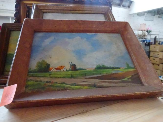 5x schilderij molens – kavel bij Openbare Verkopen, Izegem