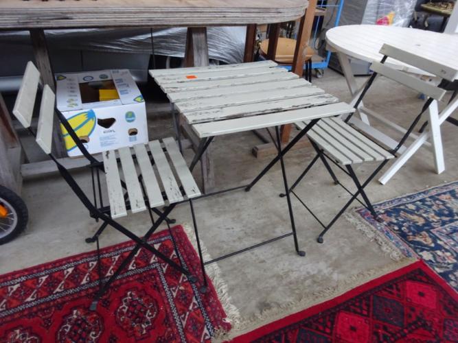 Vintage bistro set – kavel bij Openbare Verkopen, Izegem