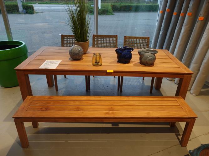 Teak outdoor set Charleston – kavel bij Openbare Verkopen, Waregem