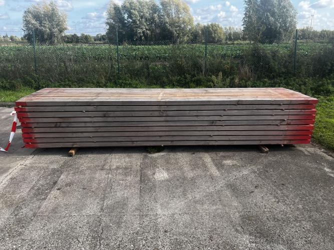 70x Houten balk Douglas – kavel bij Openbare Verkopen, Zele