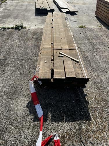 12x Balk Afzelia – kavel bij Openbare Verkopen, Zele